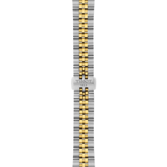 Tissot Ballade two-tone gold watch, side profile