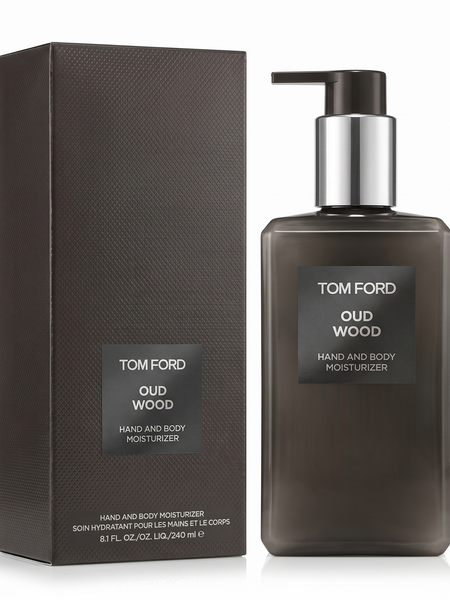 Tom Ford Oud Wood Hand & Body Moisturizer 240ml bottle with box